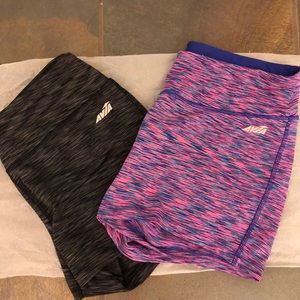 Spandex athletic shorts